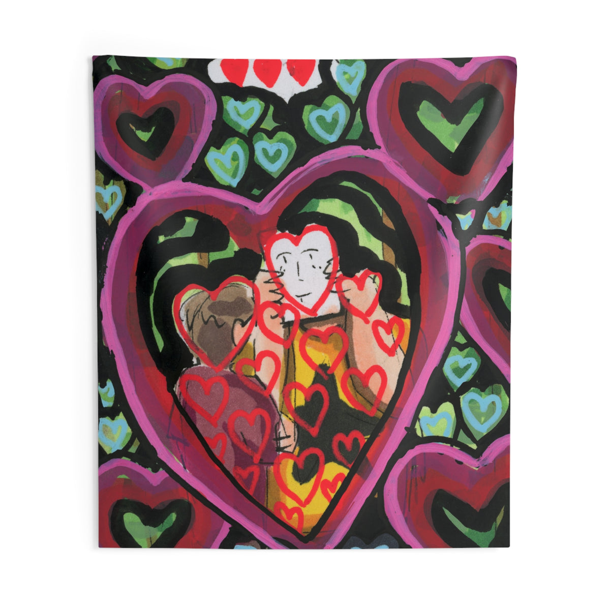 Toxic Love Indoor Wall Tapestry