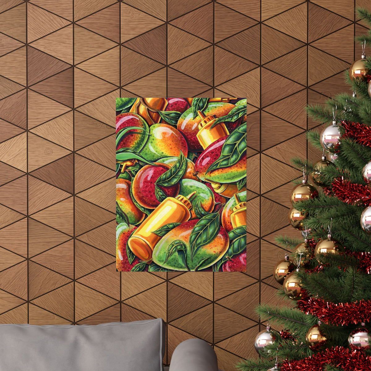 Mango Mustard Print