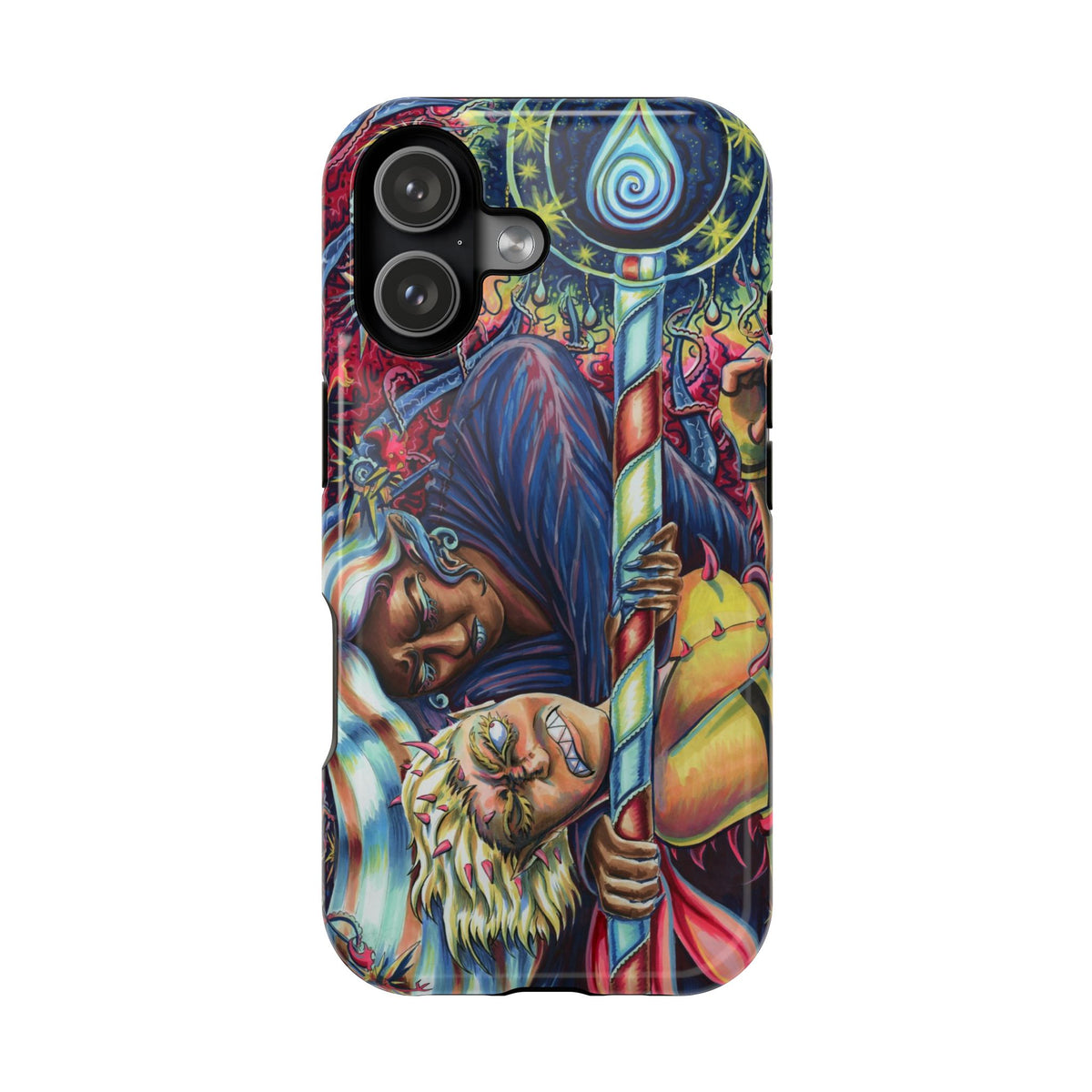 Magnetic Impact-Resistant Phone Case - Sister Duel