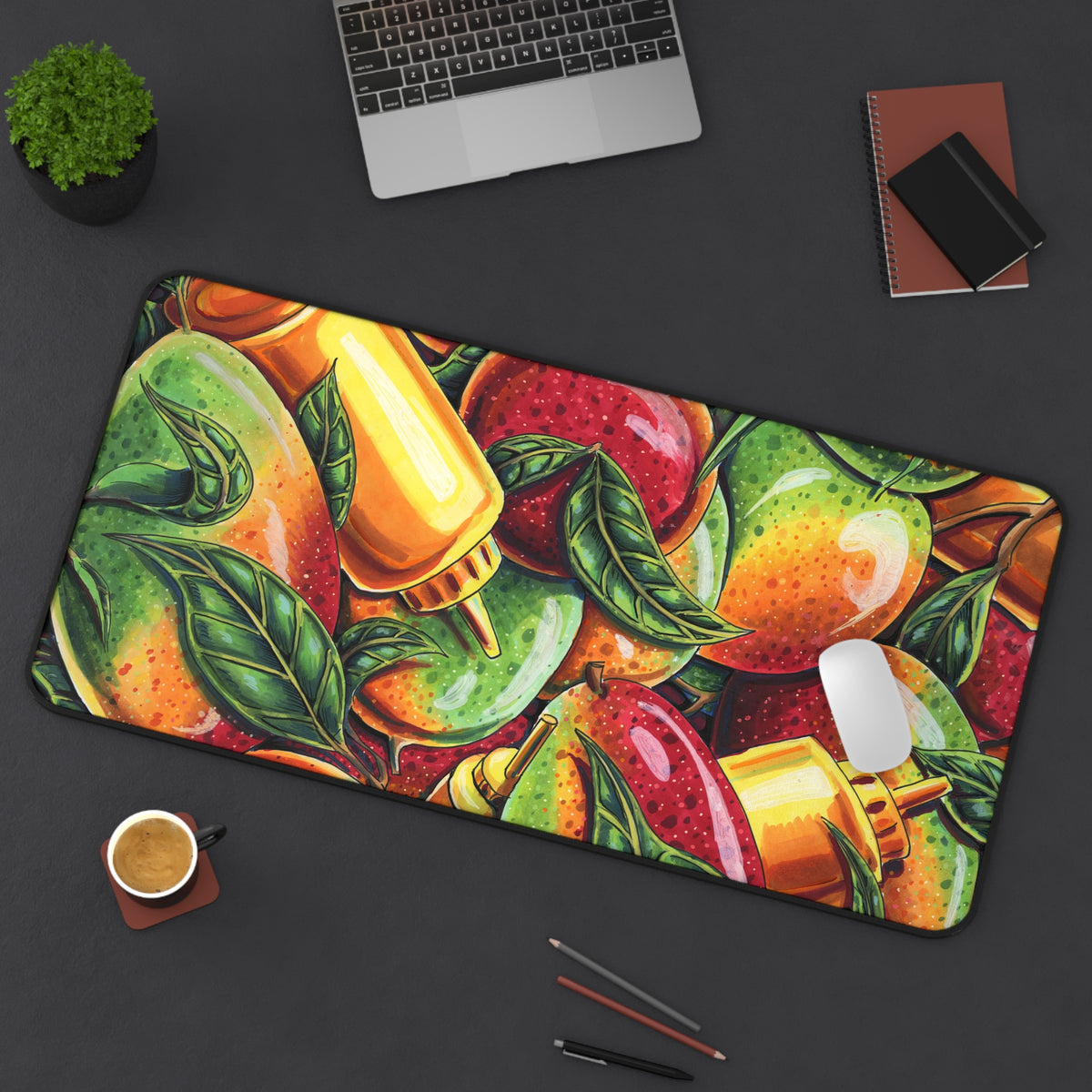 Mango Mustard Desk Mat