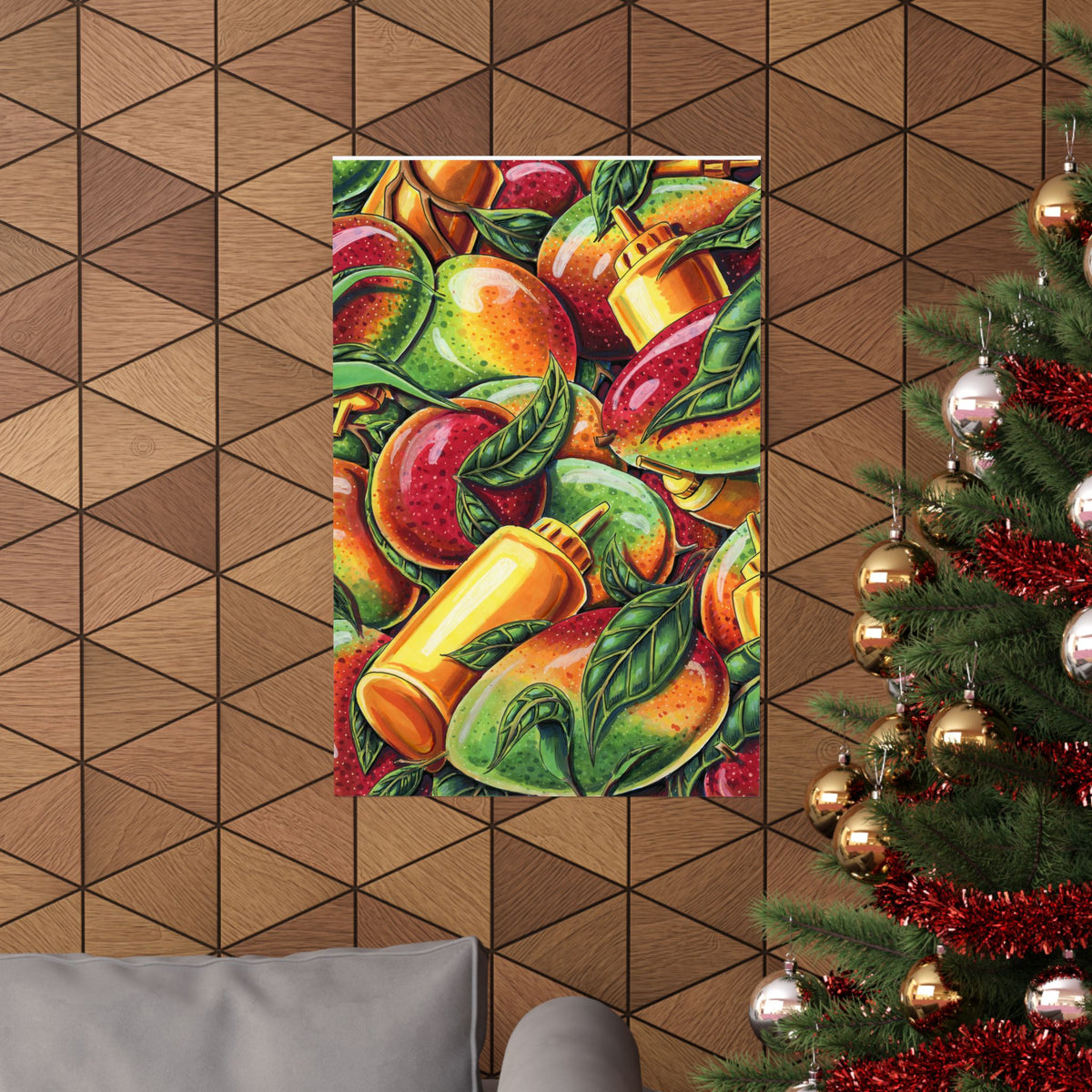 Mango Mustard Print