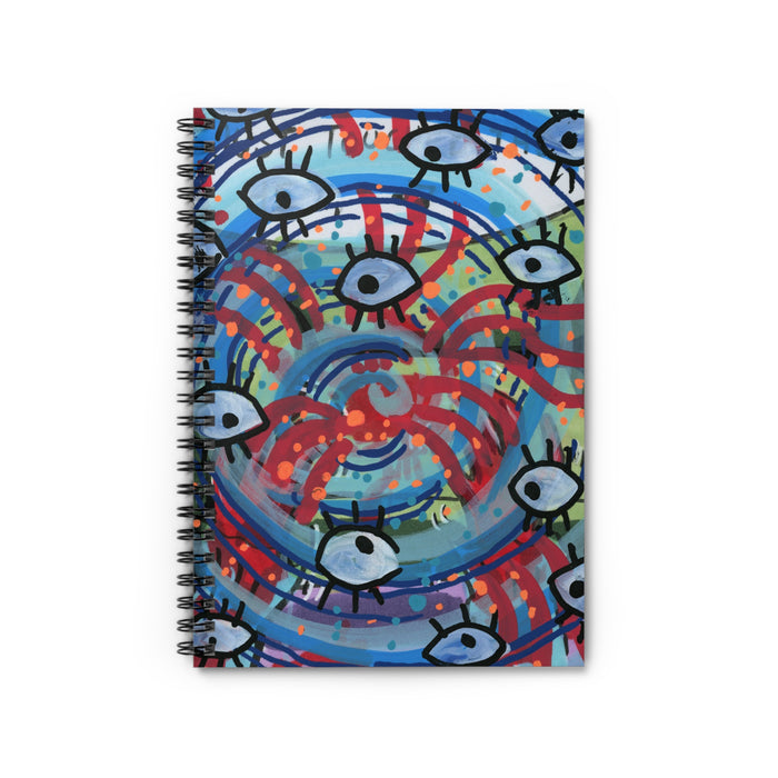 Eyeball Attack Spiral Notebook - Ruled Line