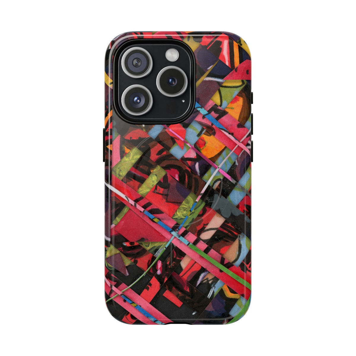Abstracted Scraps Tough Magnetic Cases