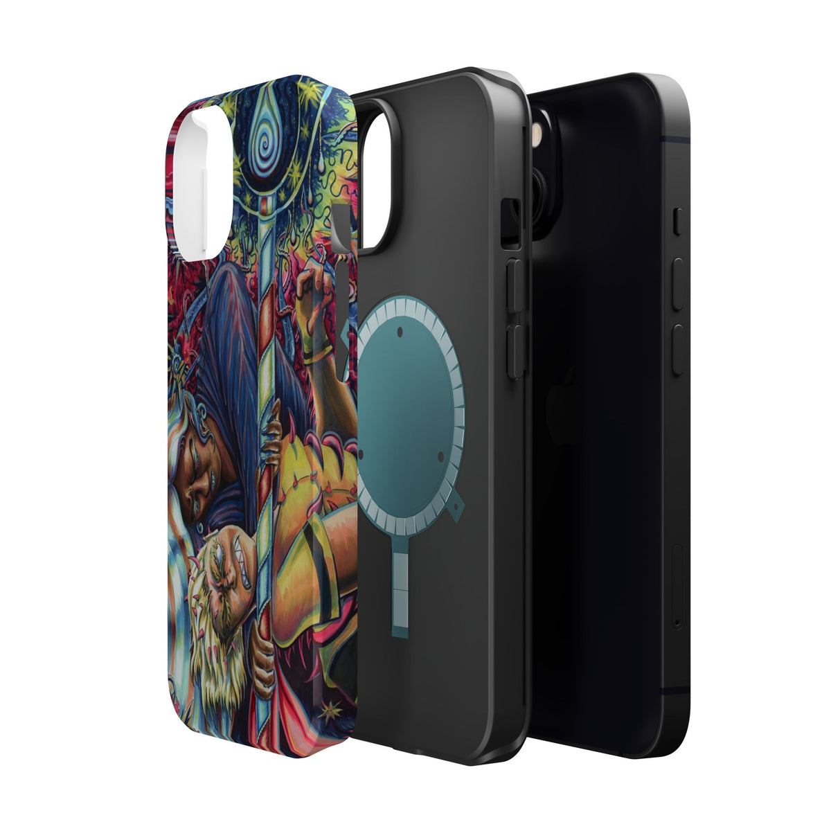 Magnetic Impact-Resistant Phone Case - Sister Duel