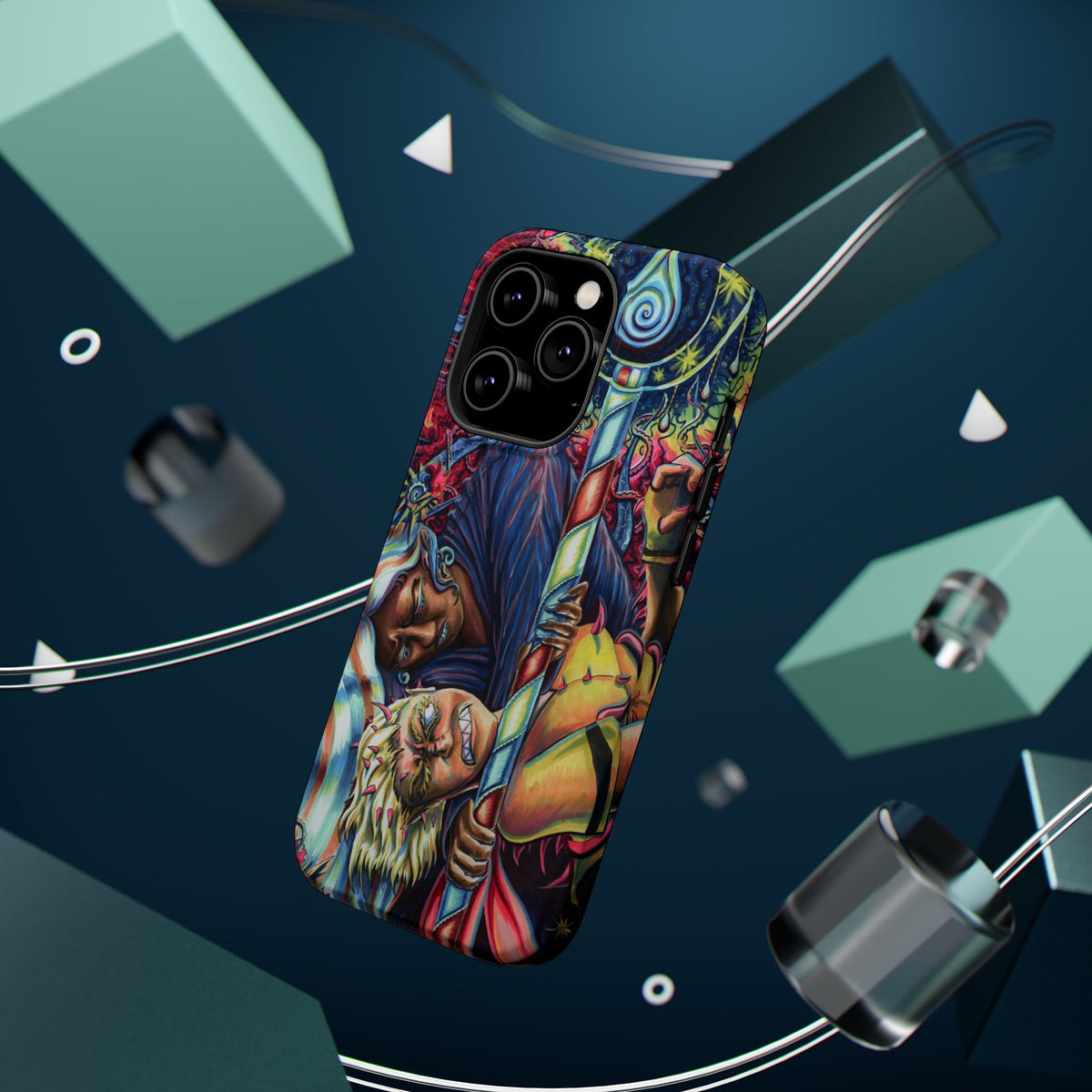 Magnetic Impact-Resistant Phone Case - Sister Duel