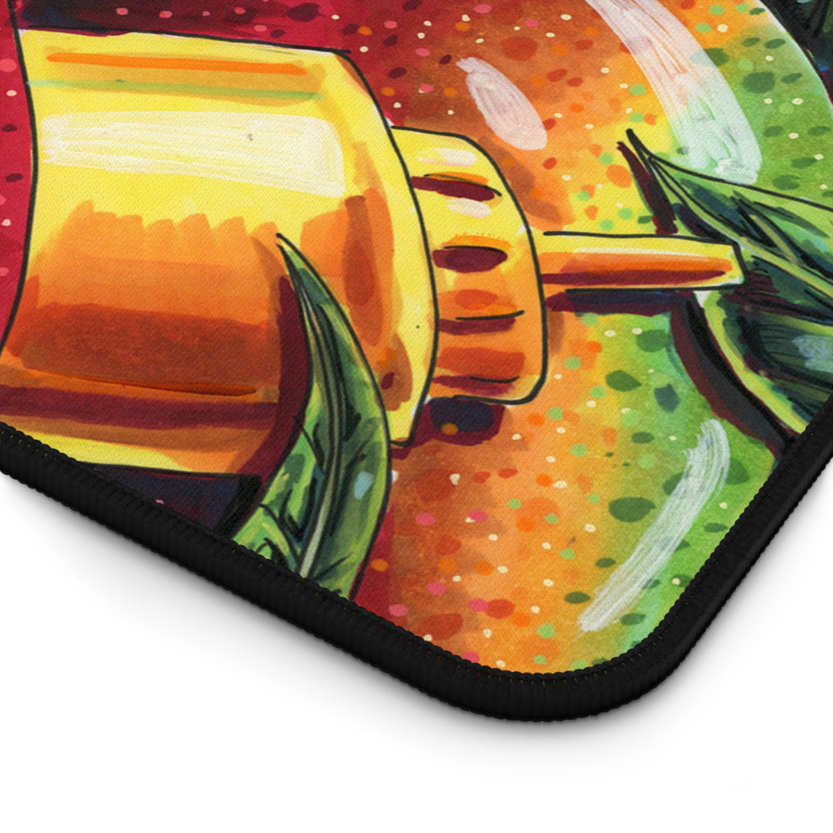 Mango Mustard Desk Mat
