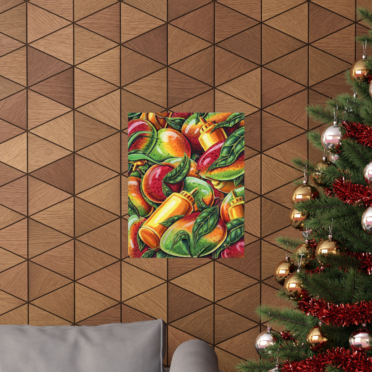 Mango Mustard Print