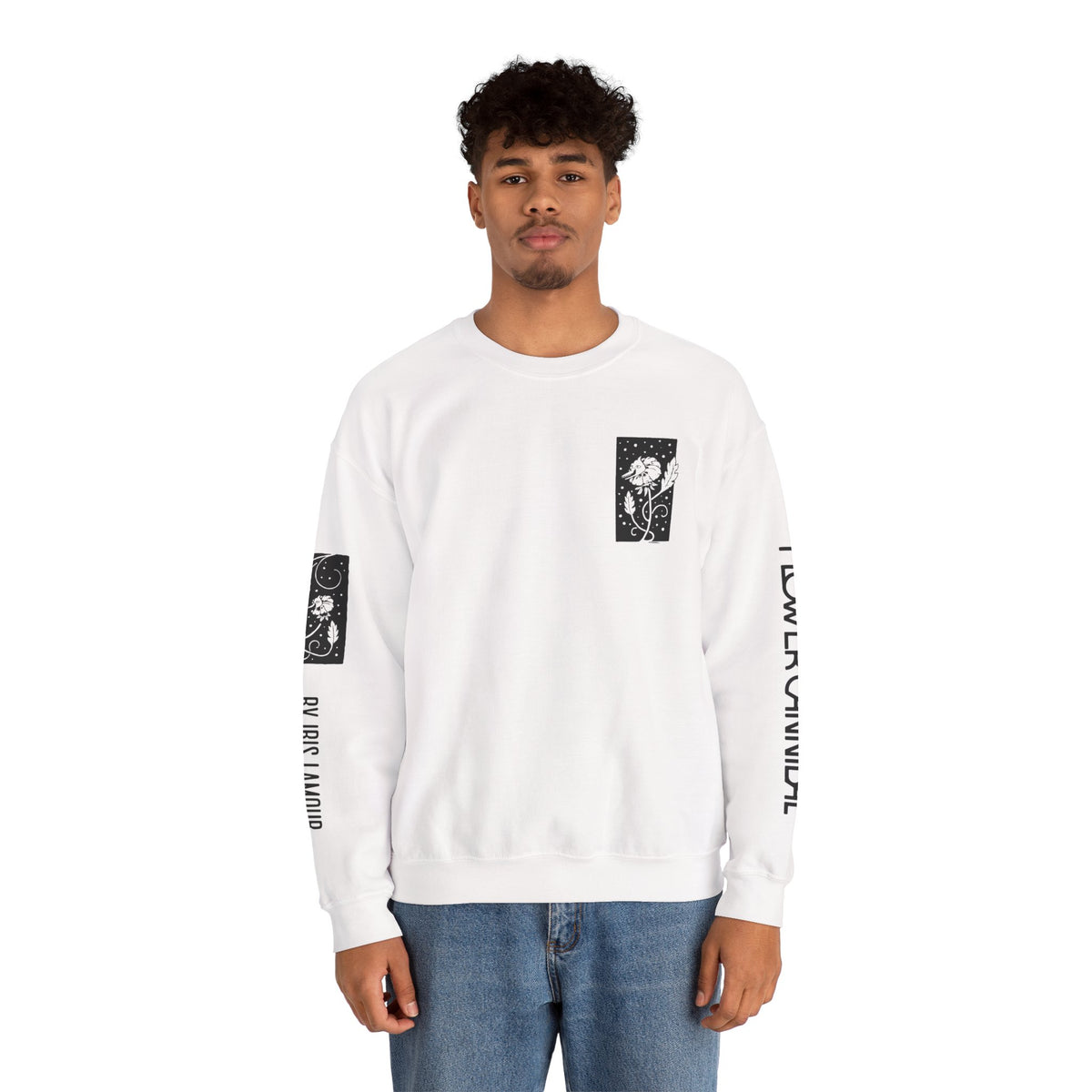 Crewneck Sweatshirt (Unisex Heavy Blend™) - Flower Cannibal