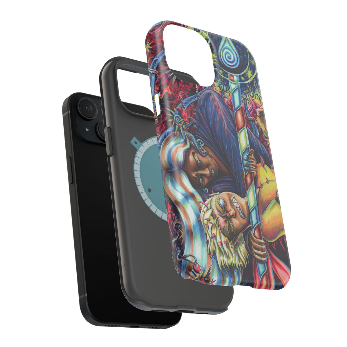 Magnetic Impact-Resistant Phone Case - Sister Duel