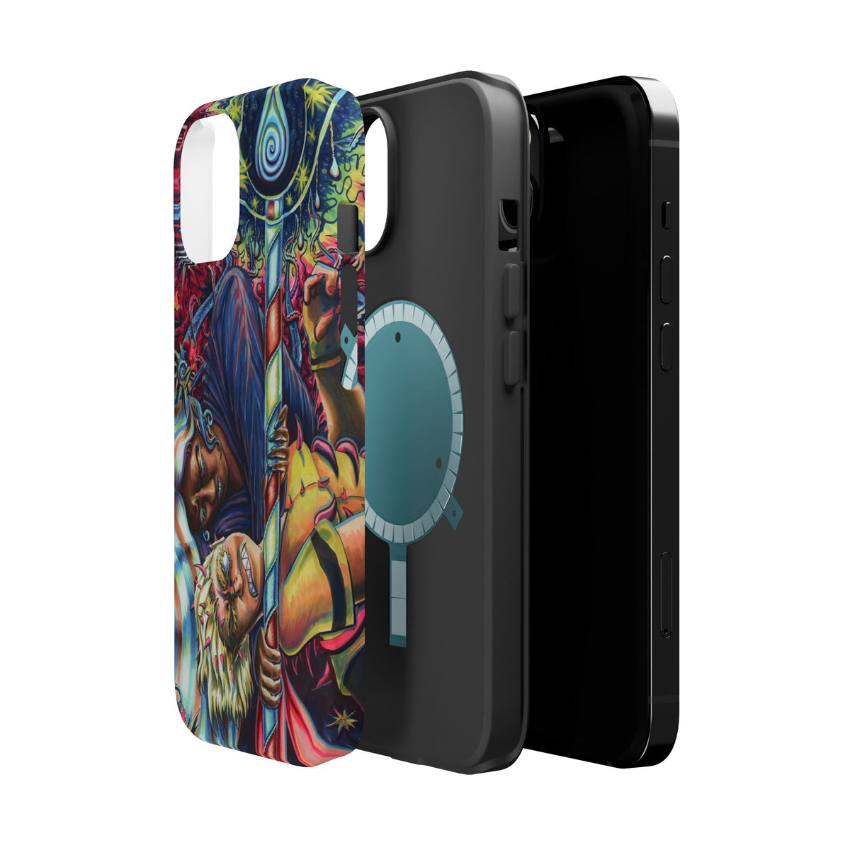 Magnetic Impact-Resistant Phone Case - Sister Duel