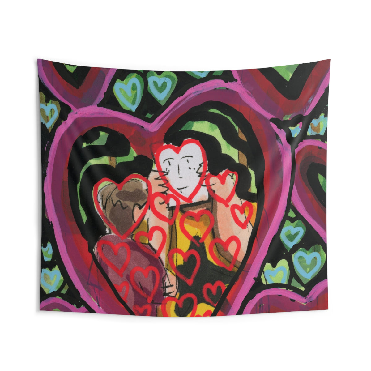 Toxic Love Indoor Wall Tapestry