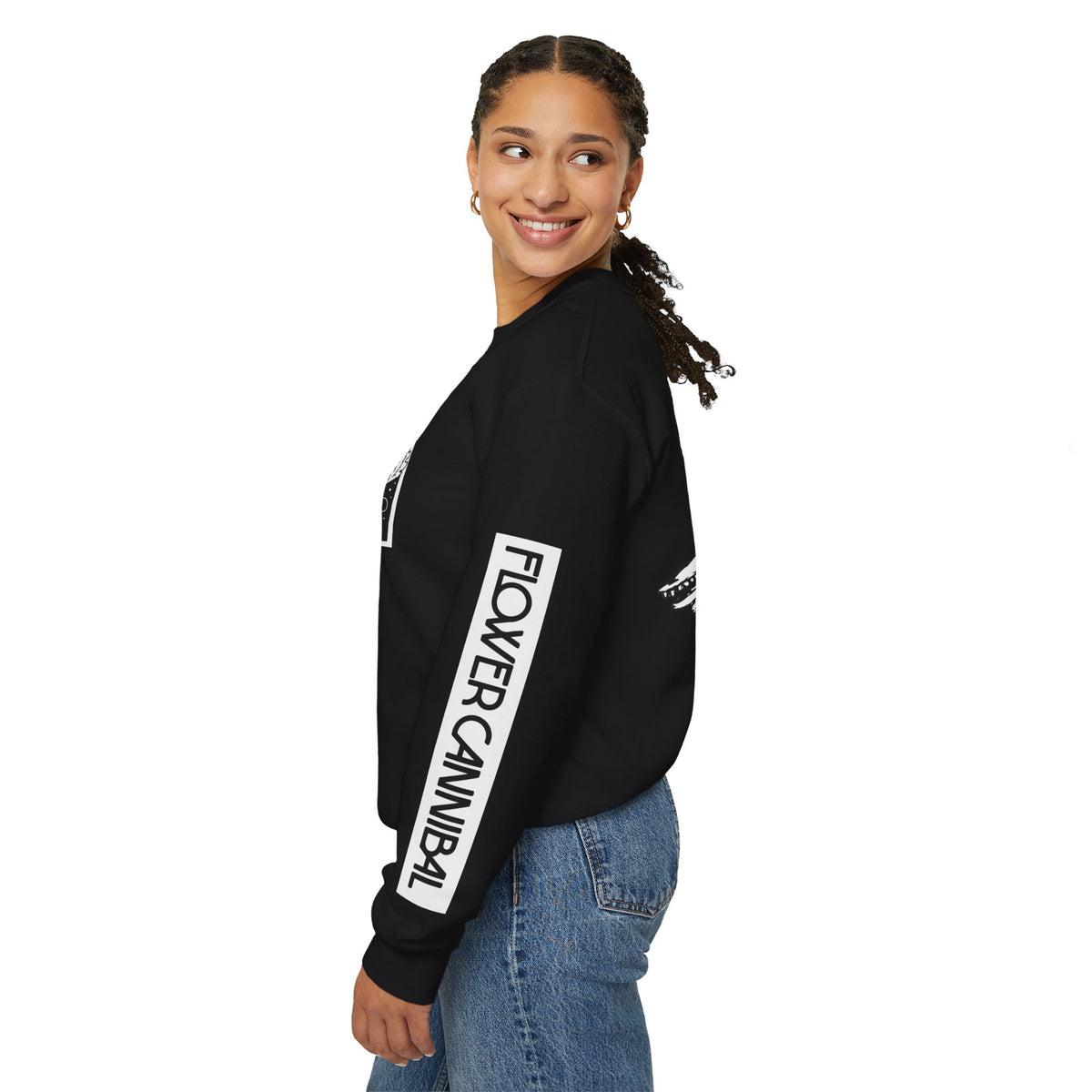 Crewneck Sweatshirt (Unisex Heavy Blend™) - Flower Cannibal