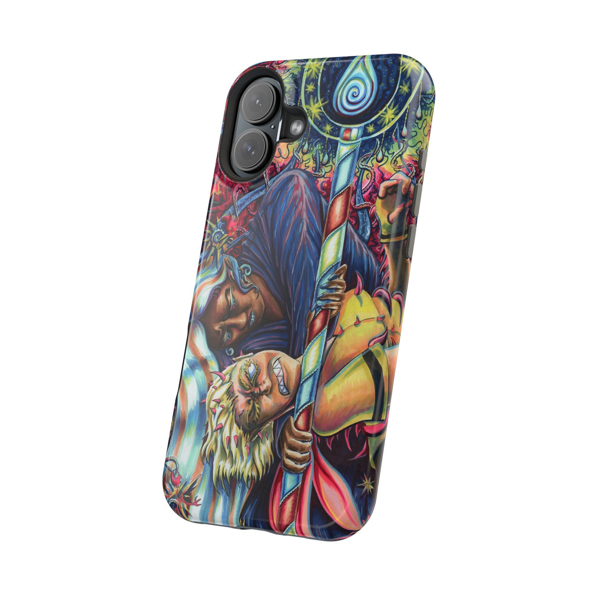 Magnetic Impact-Resistant Phone Case - Sister Duel