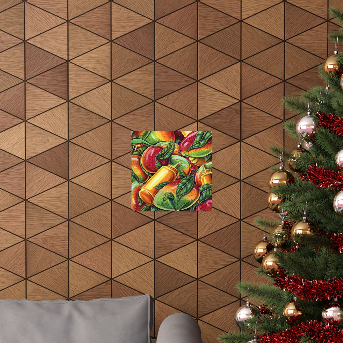 Mango Mustard Print