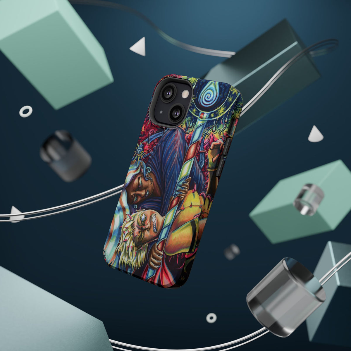 Magnetic Impact-Resistant Phone Case - Sister Duel