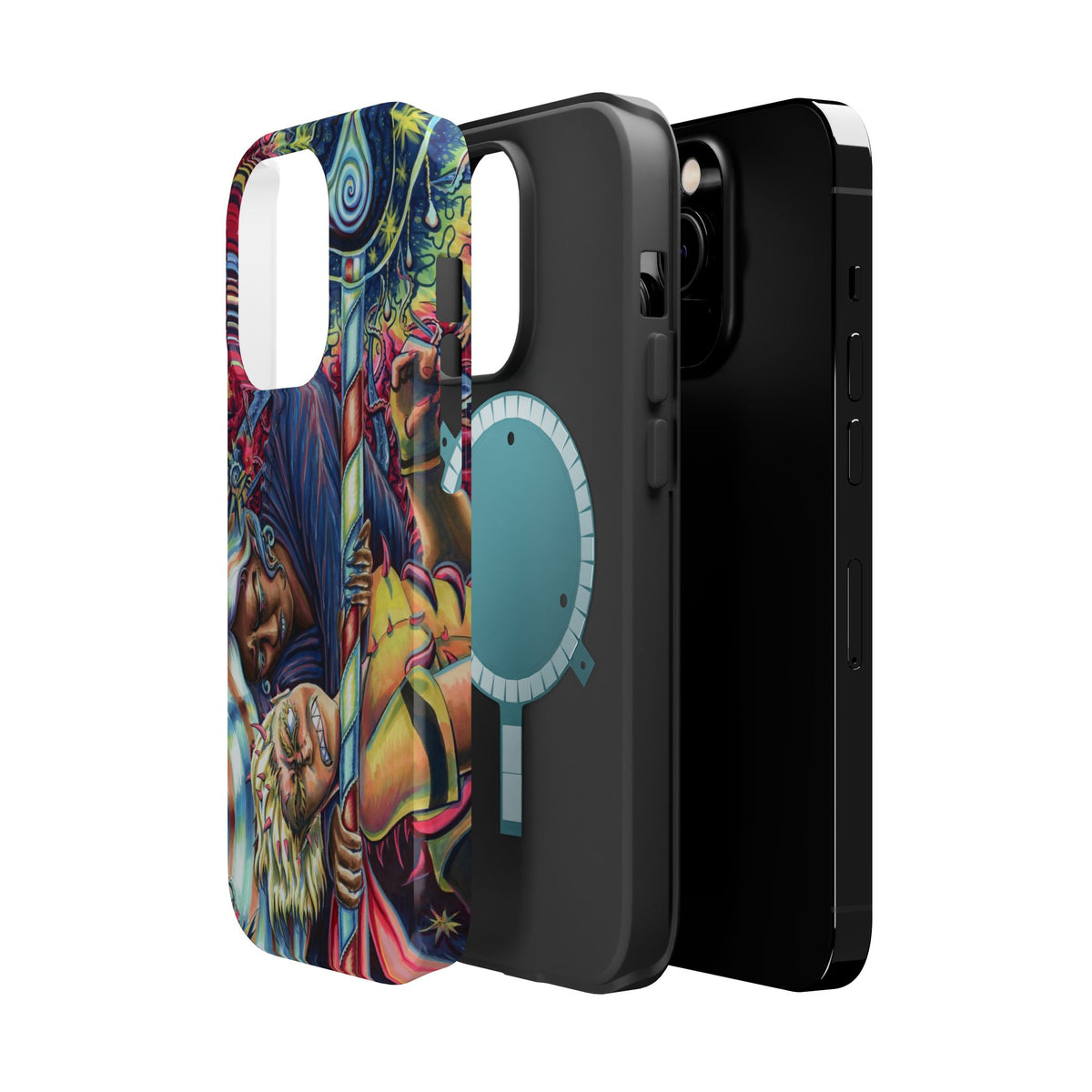 Magnetic Impact-Resistant Phone Case - Sister Duel