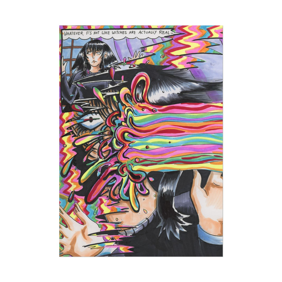 "Witches are real!?" Print