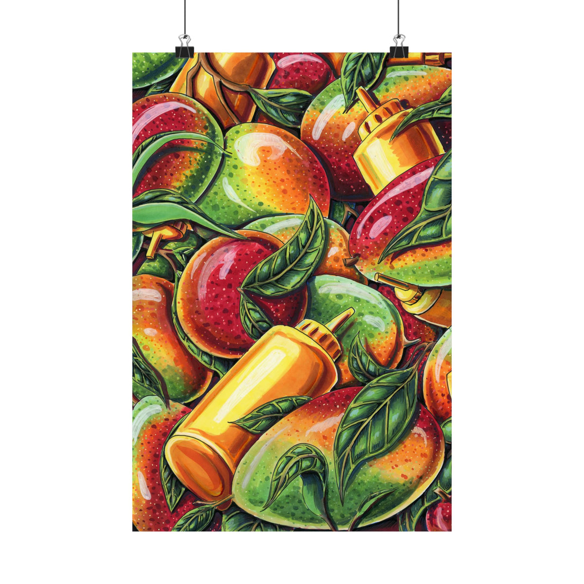 Mango Mustard Print