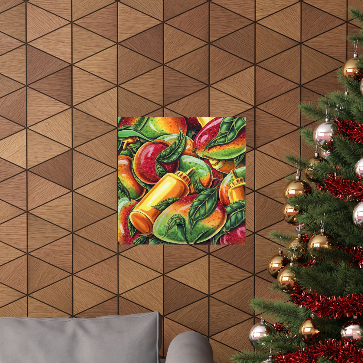 Mango Mustard Print