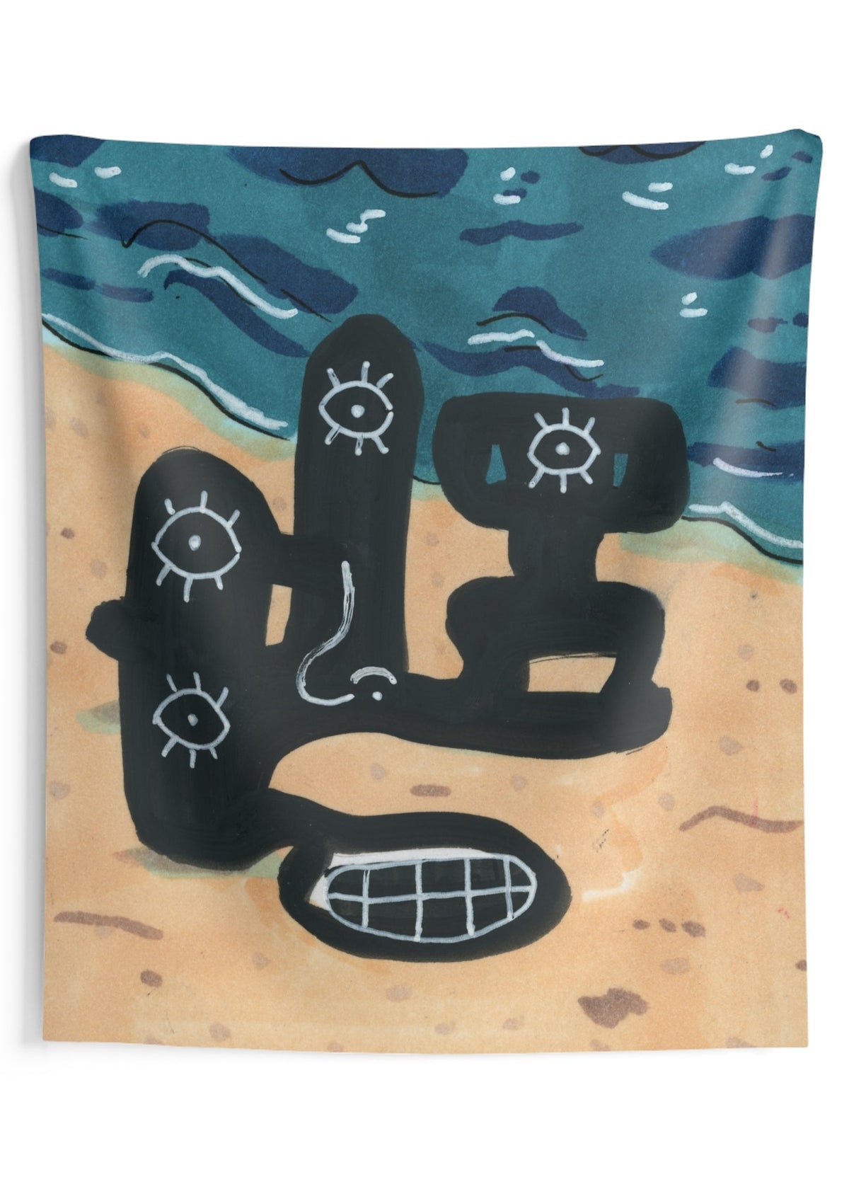 Beach time fun Indoor Wall Tapestry
