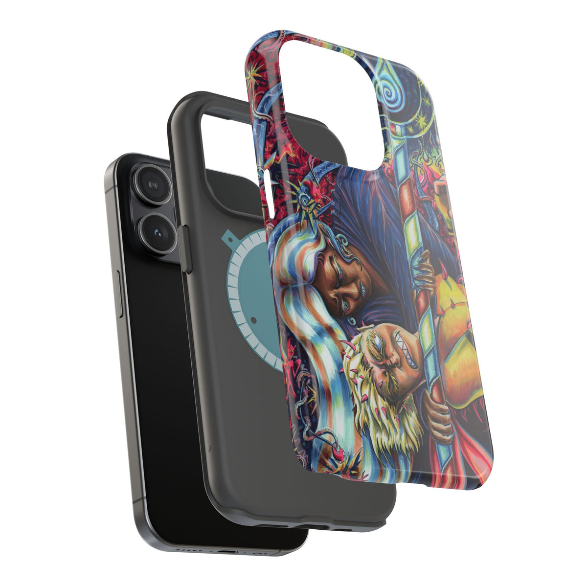 Magnetic Impact-Resistant Phone Case - Sister Duel