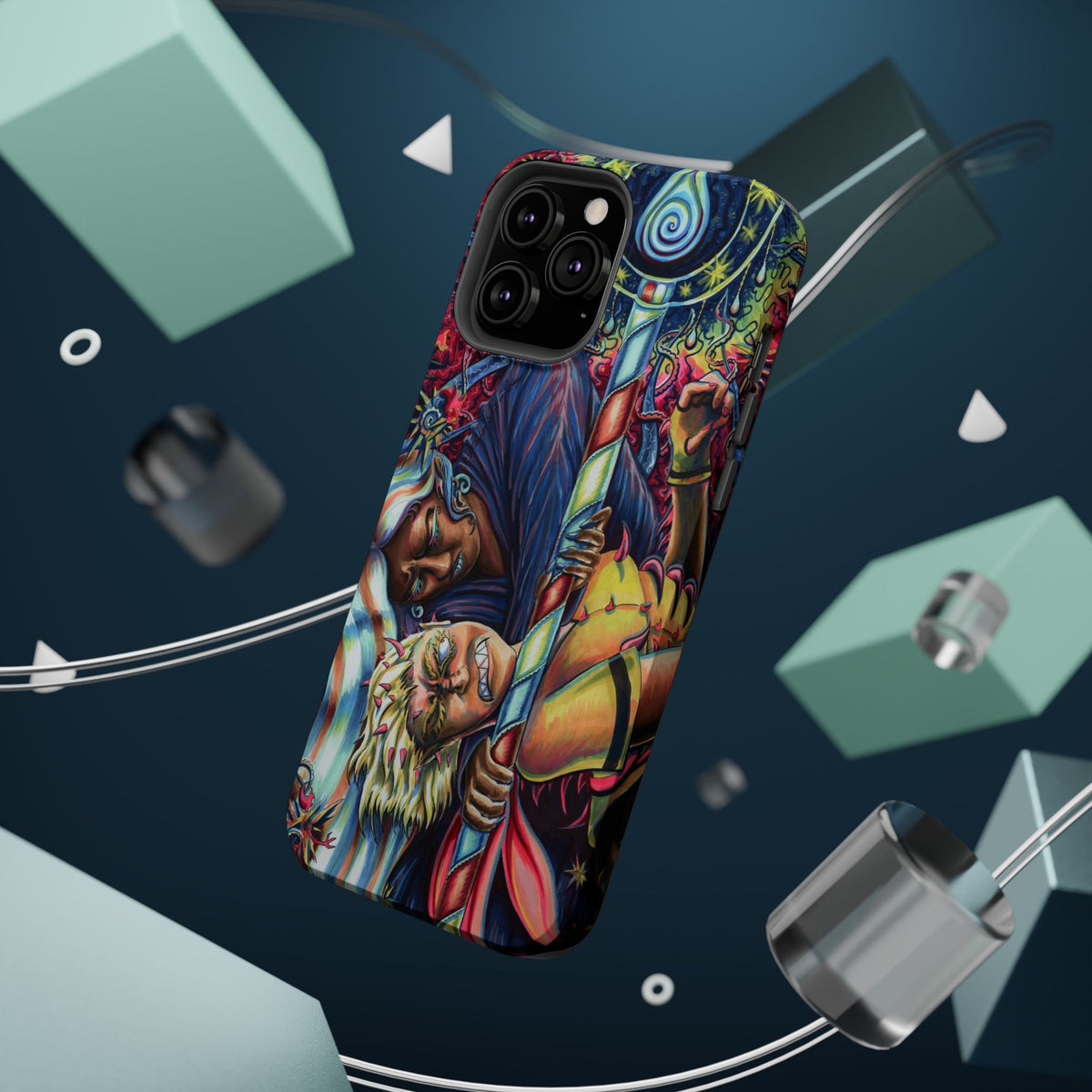 Magnetic Impact-Resistant Phone Case - Sister Duel