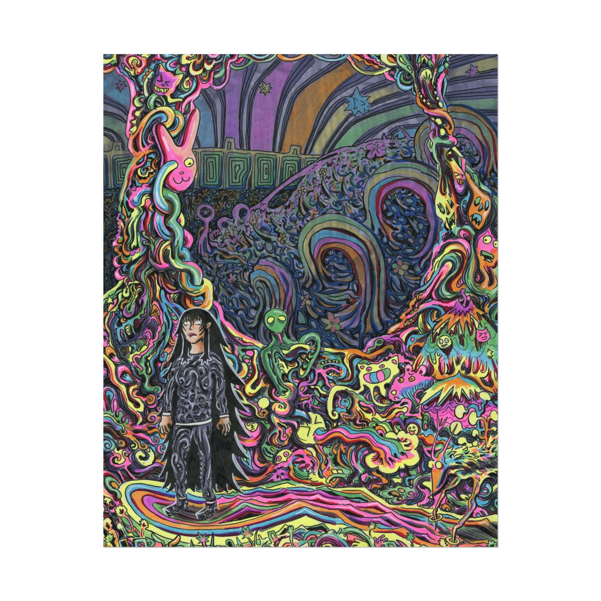 "Welcome to Floofle World" Print