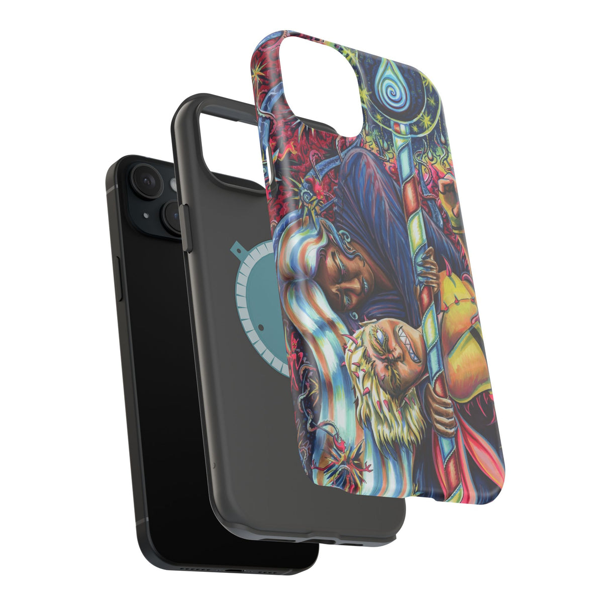 Magnetic Impact-Resistant Phone Case - Sister Duel