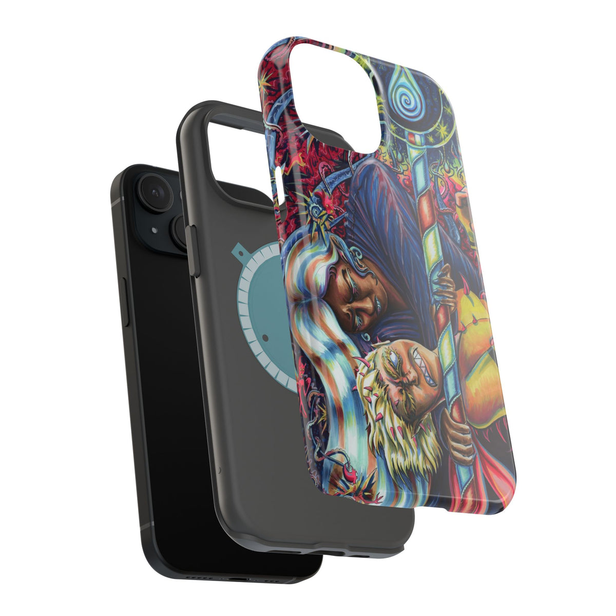 Magnetic Impact-Resistant Phone Case - Sister Duel