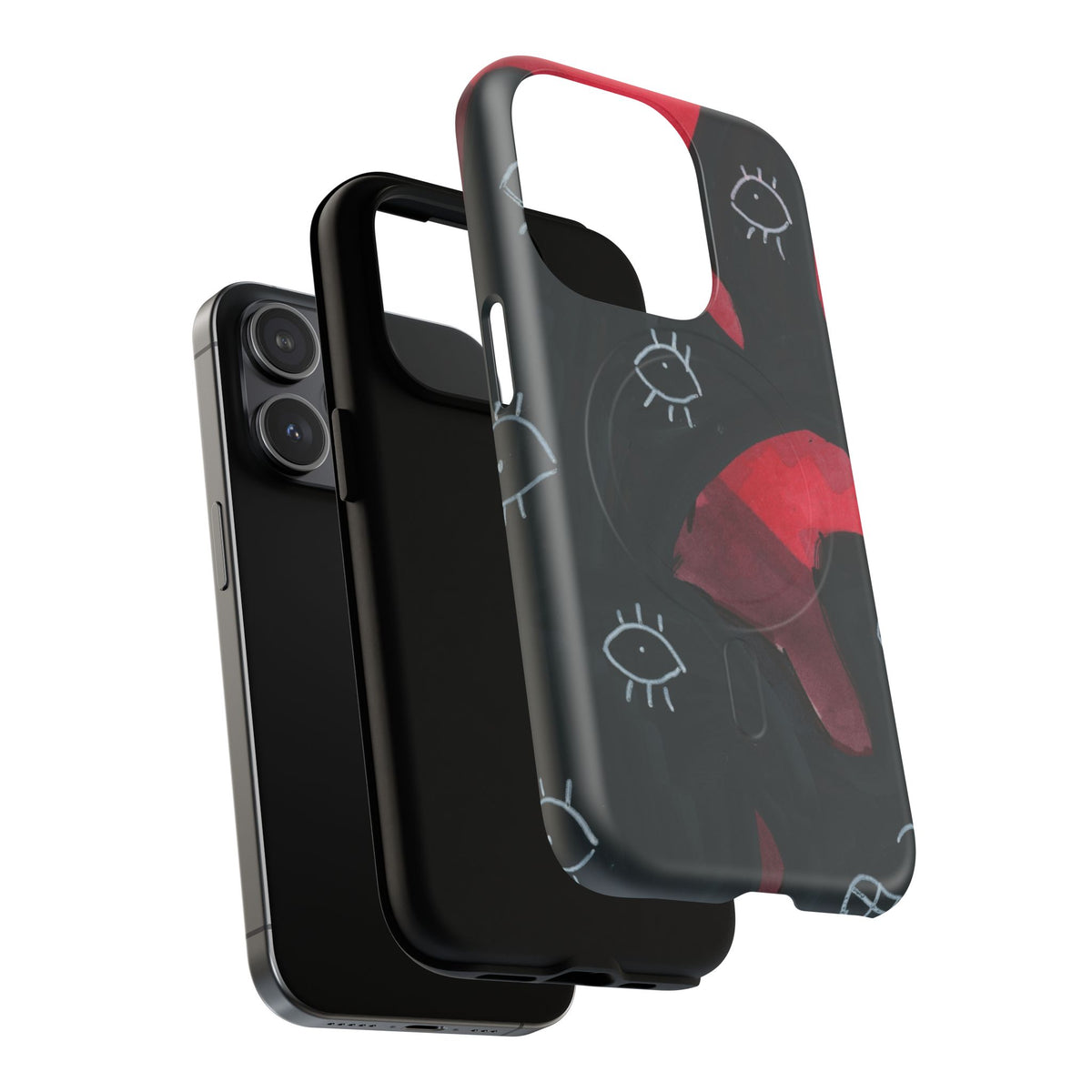 Eyeball Rage Tough Magnetic Cases