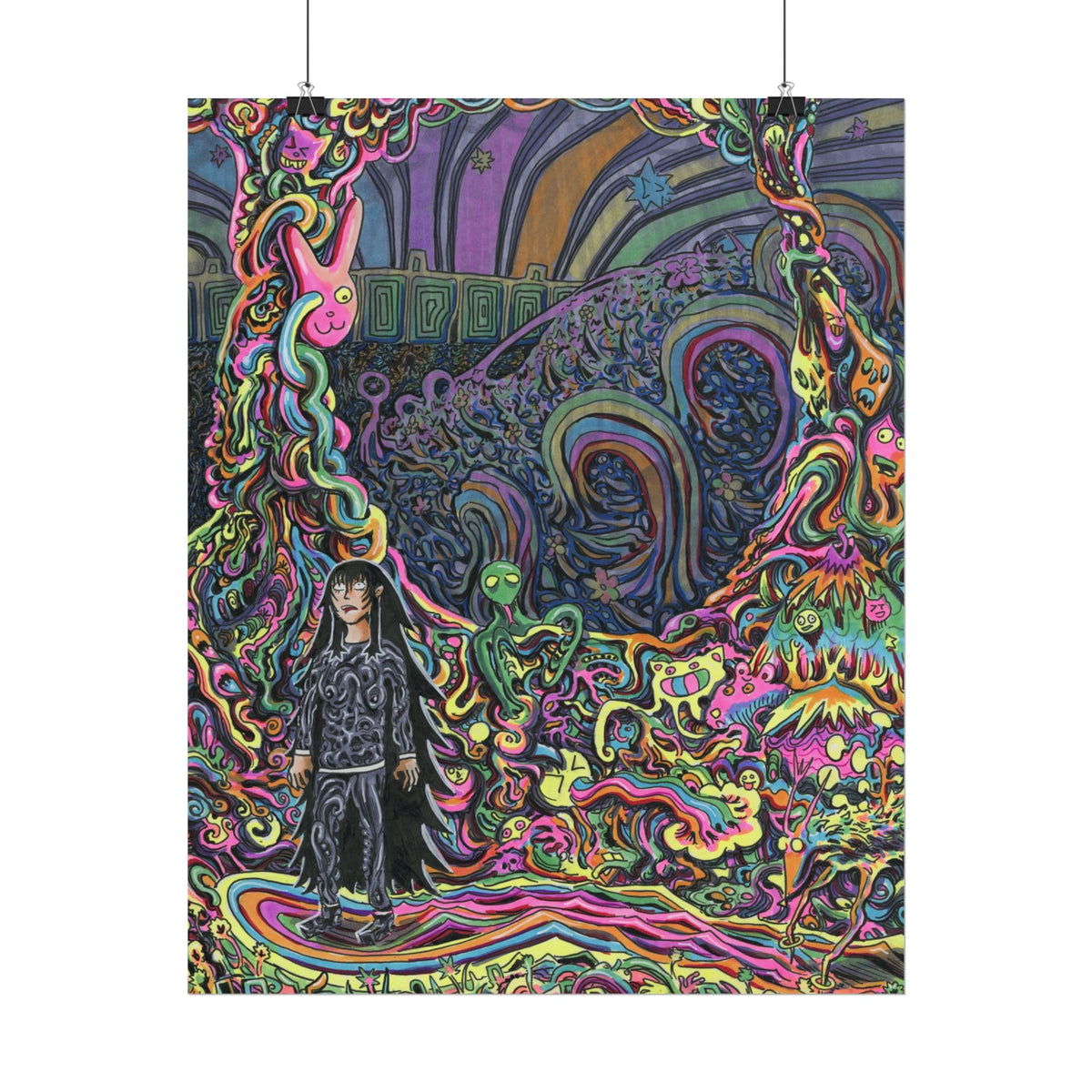 "Welcome to Floofle World" Print