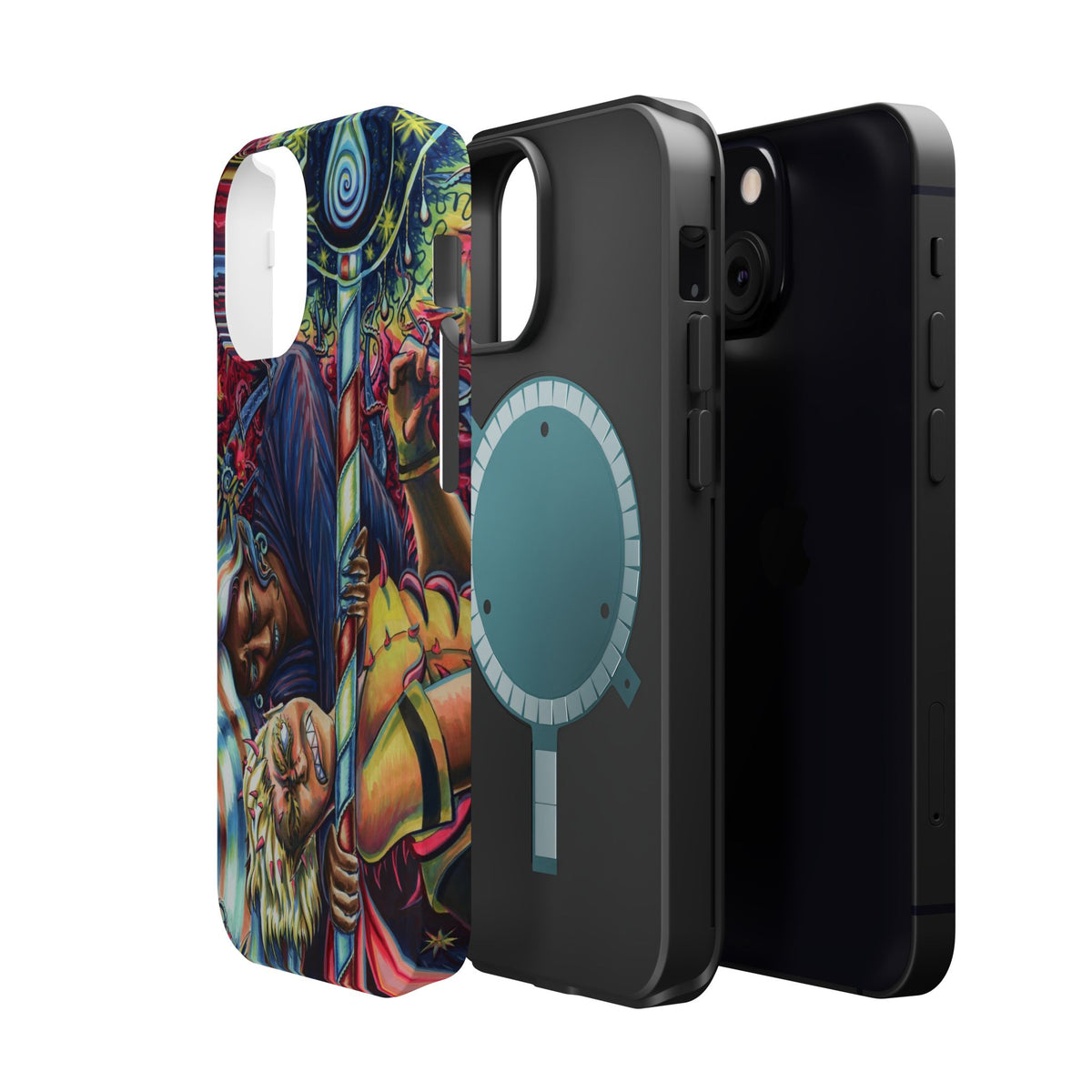 Magnetic Impact-Resistant Phone Case - Sister Duel