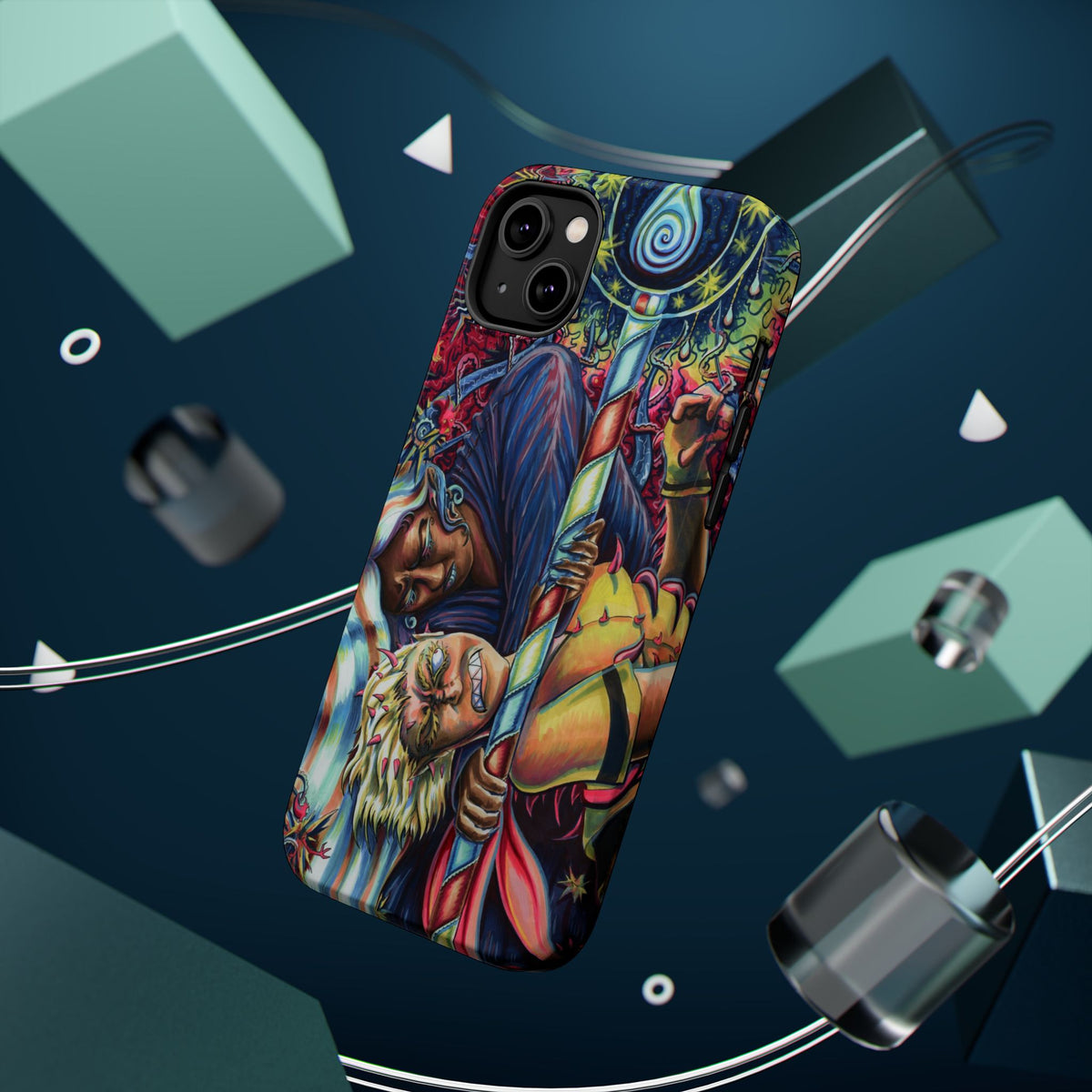 Magnetic Impact-Resistant Phone Case - Sister Duel
