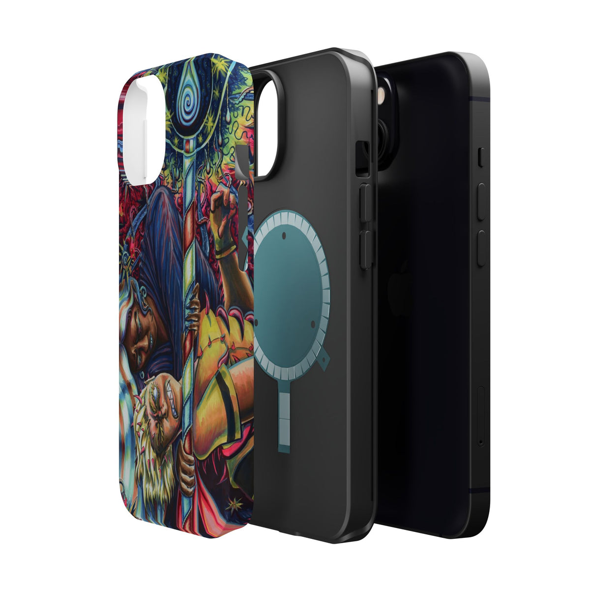 Magnetic Impact-Resistant Phone Case - Sister Duel