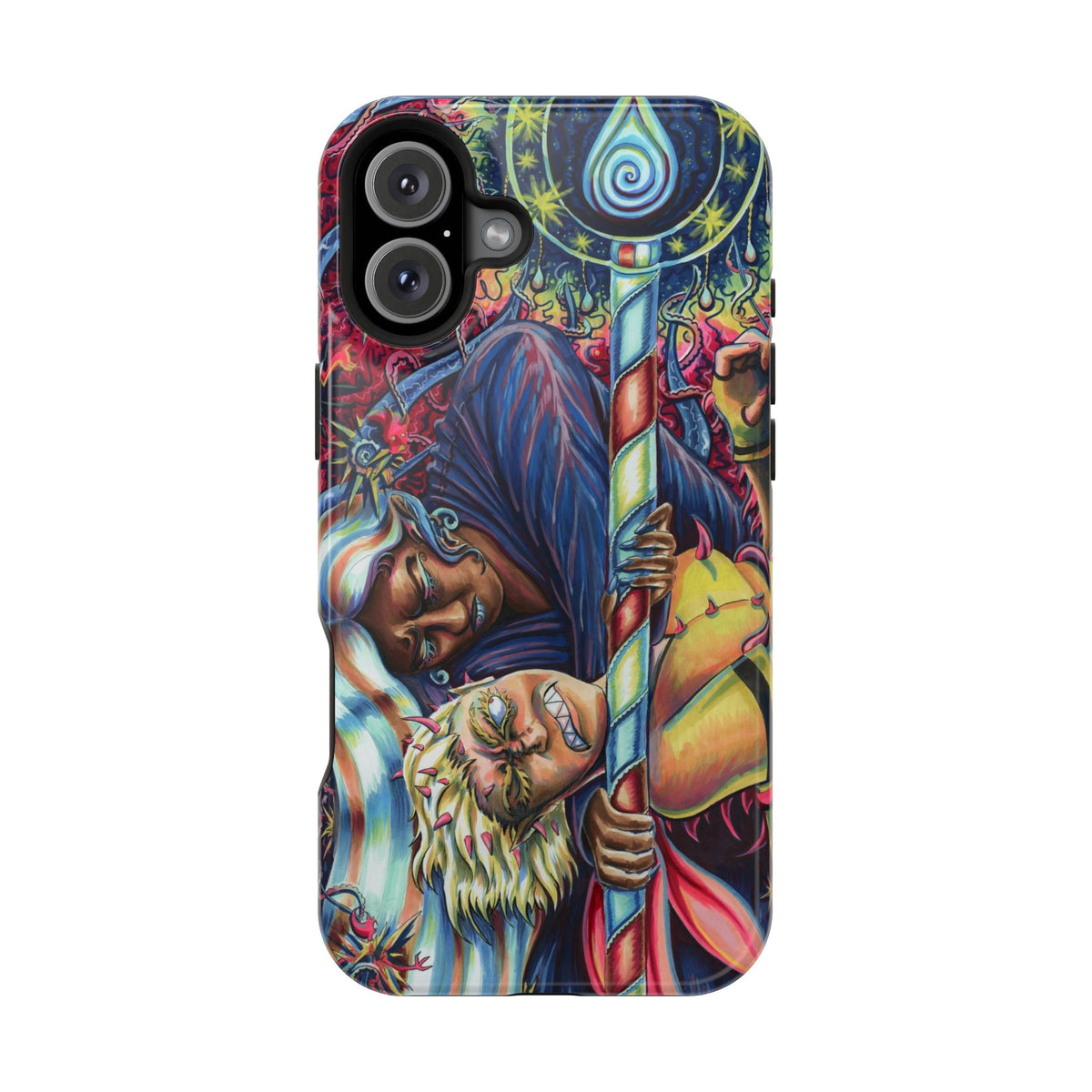 Magnetic Impact-Resistant Phone Case - Sister Duel