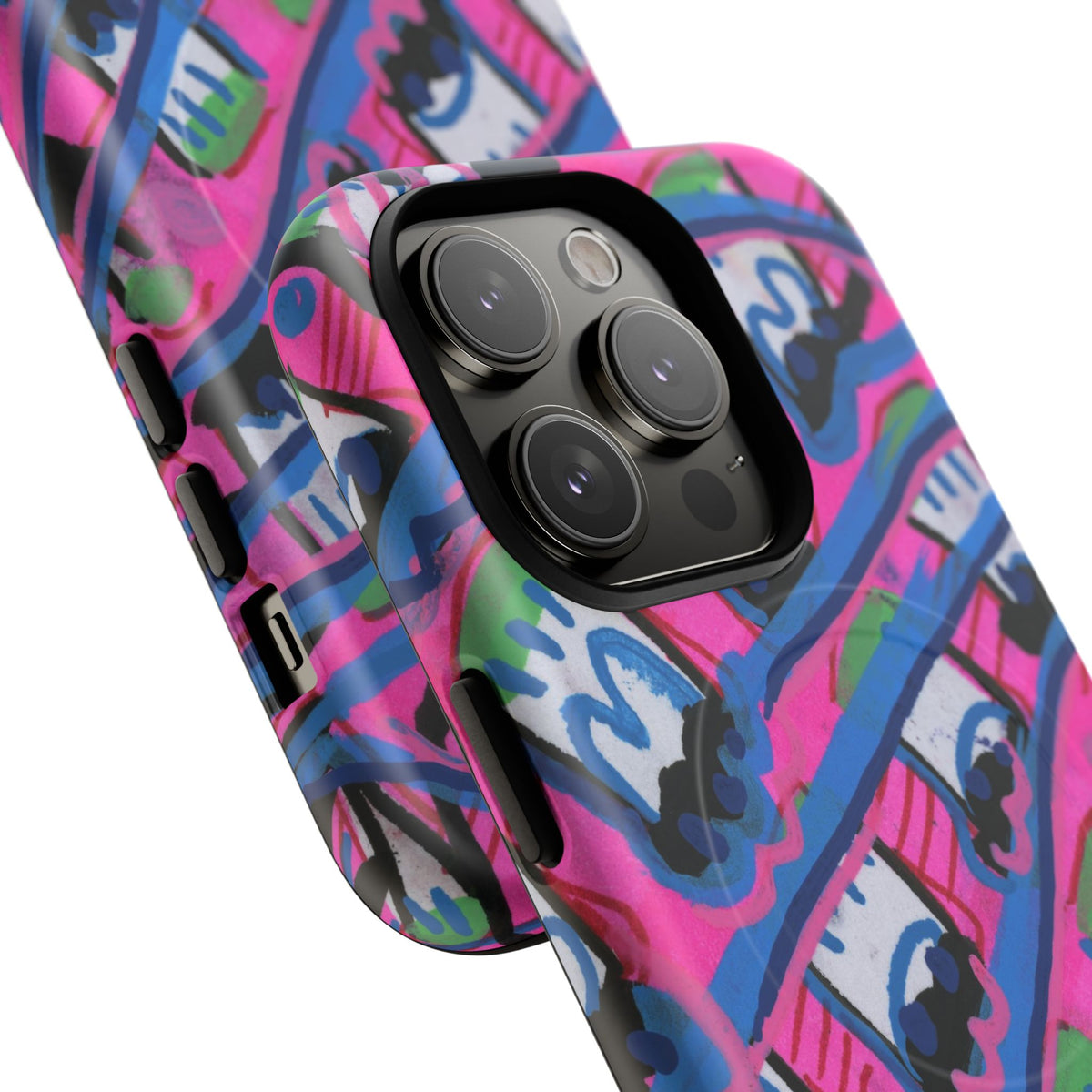 Pink Blast Tough Magnetic Case