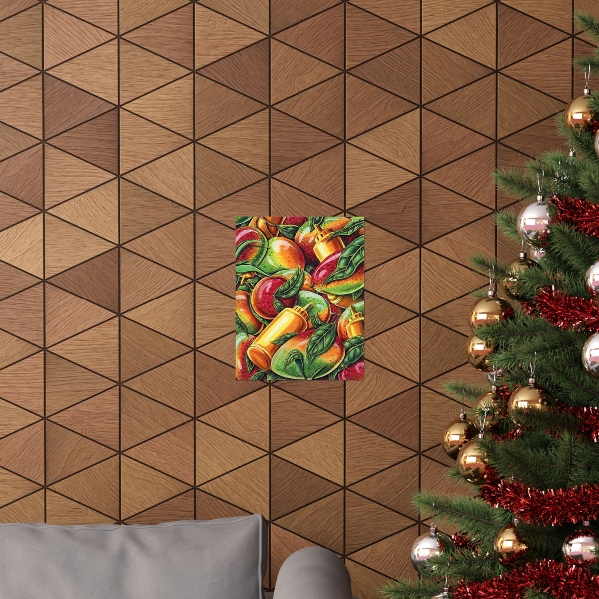 Mango Mustard Print