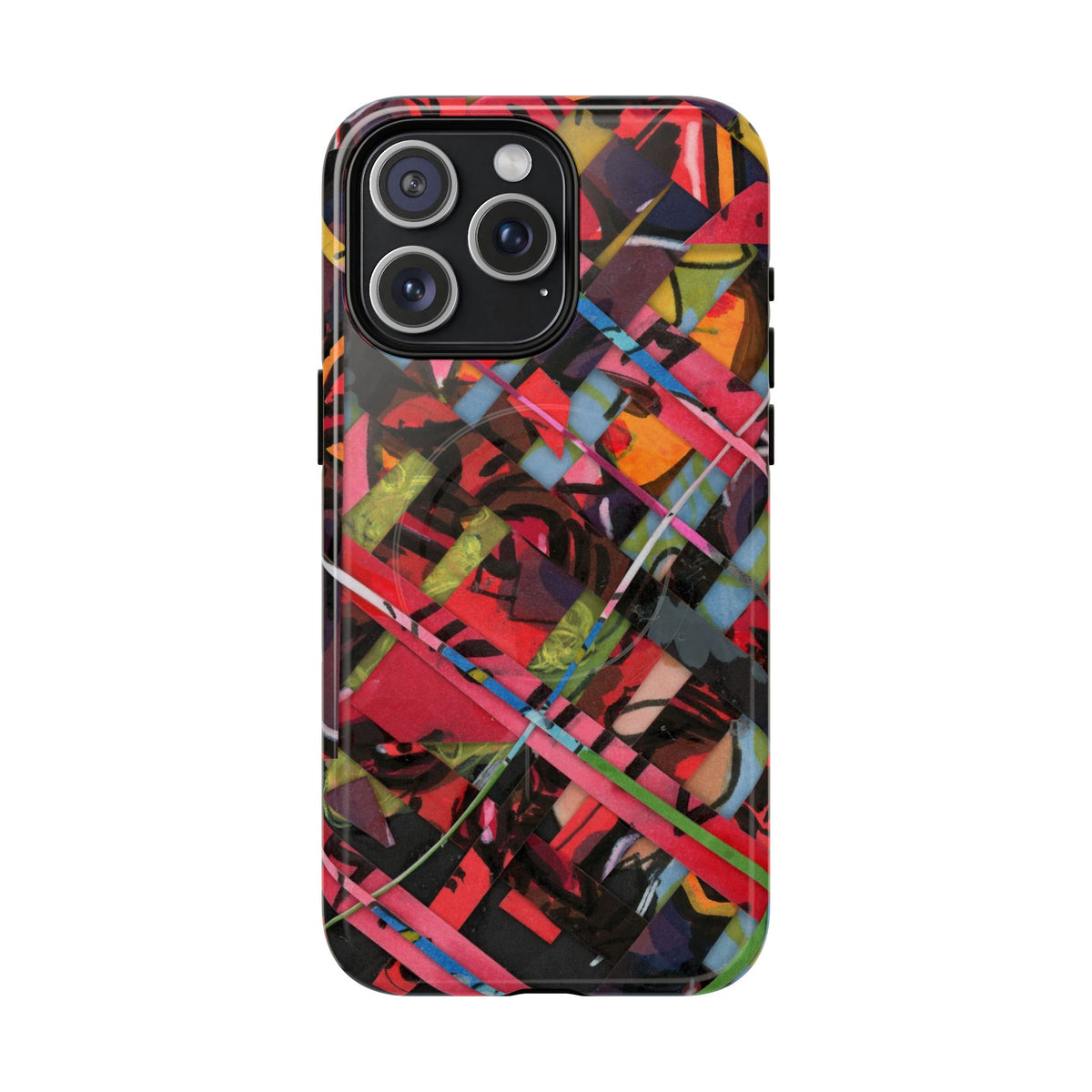 Abstracted Scraps Tough Magnetic Cases