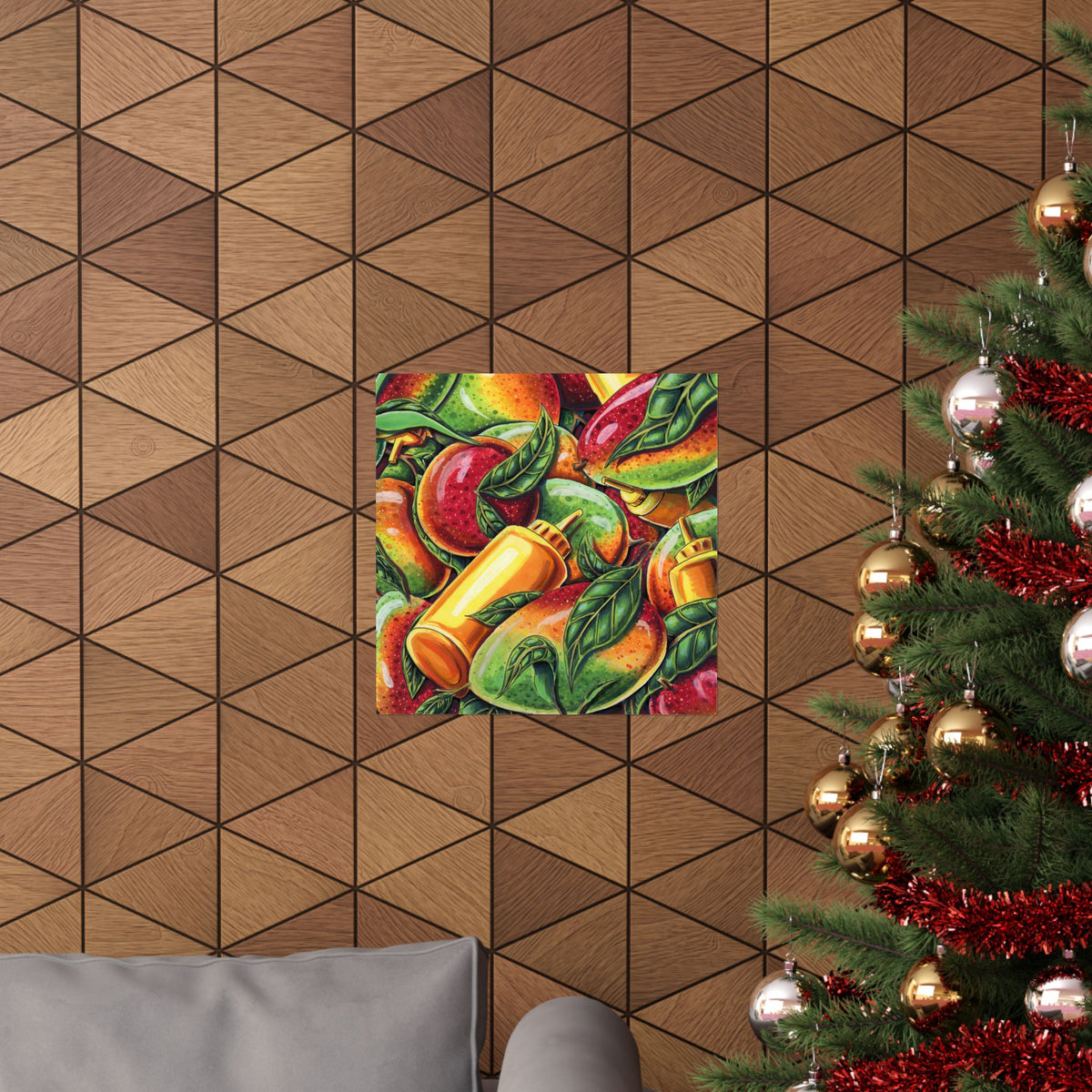 Mango Mustard Print