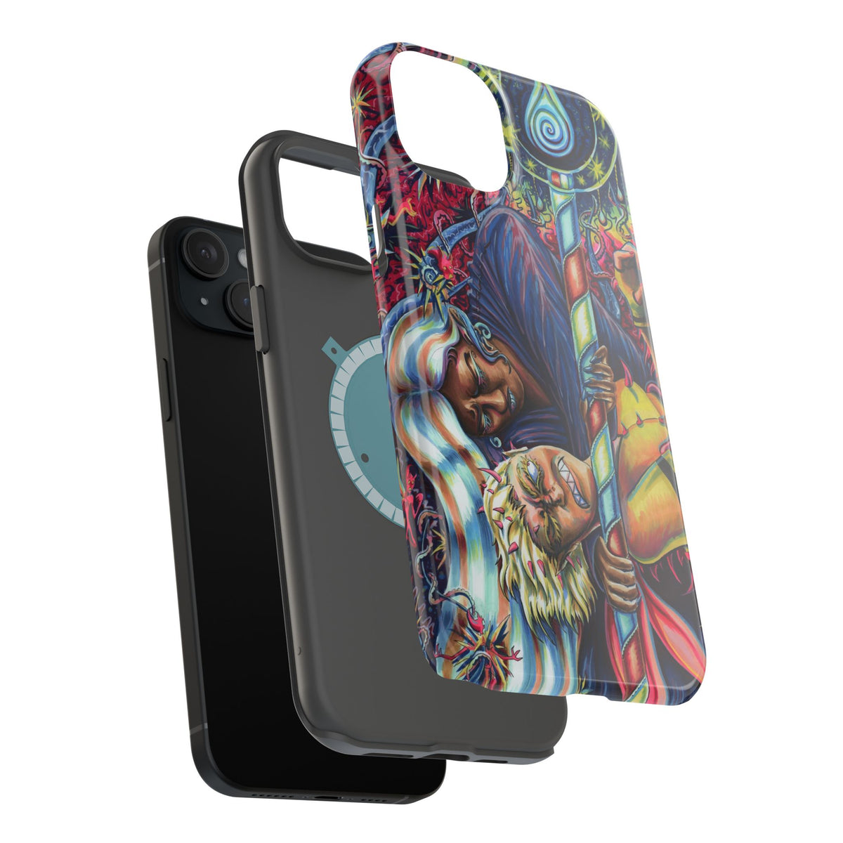 Magnetic Impact-Resistant Phone Case - Sister Duel