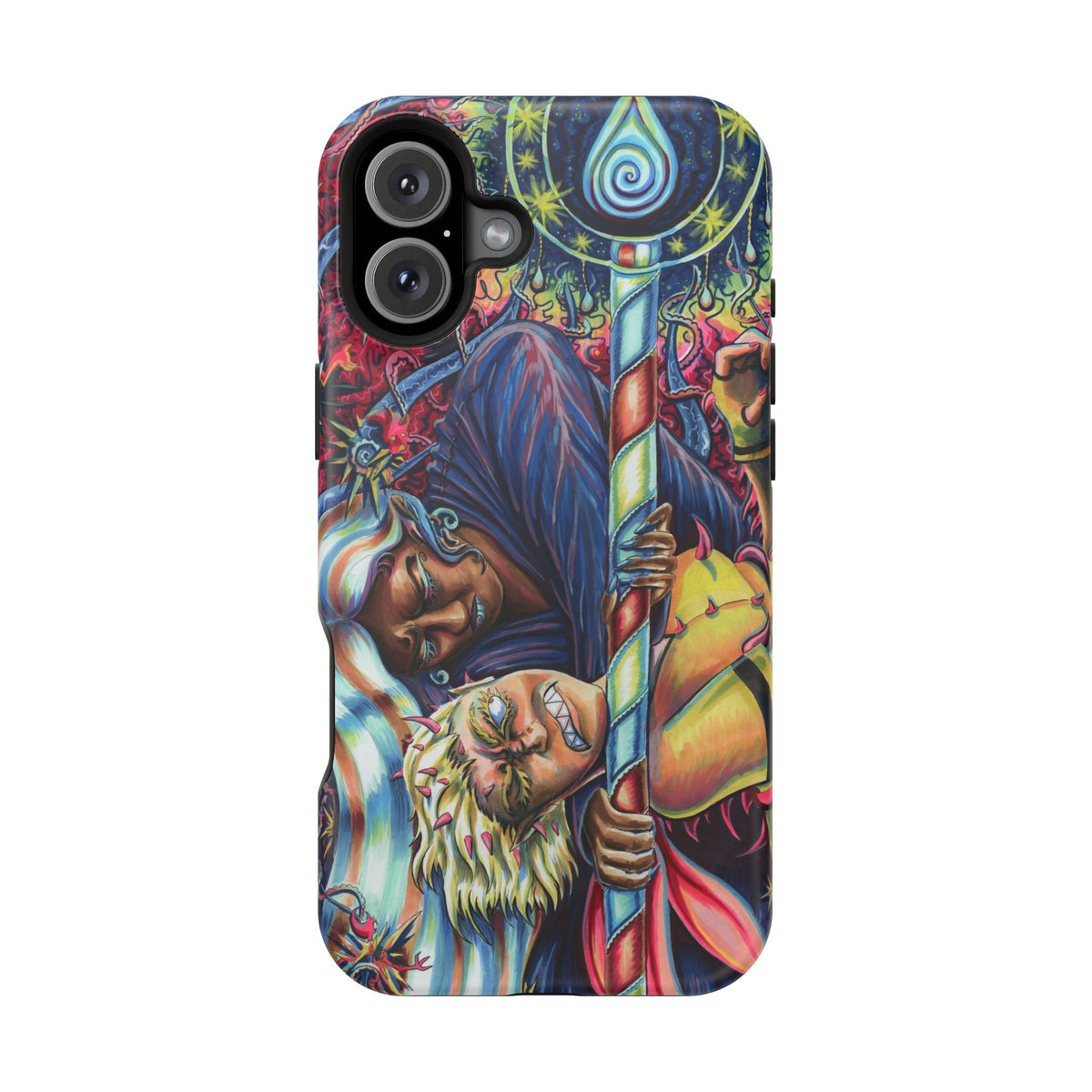 Magnetic Impact-Resistant Phone Case - Sister Duel
