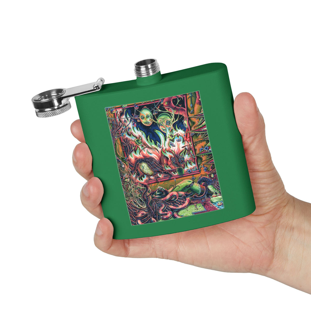 6oz Stainless Steel Flask — Early Bird