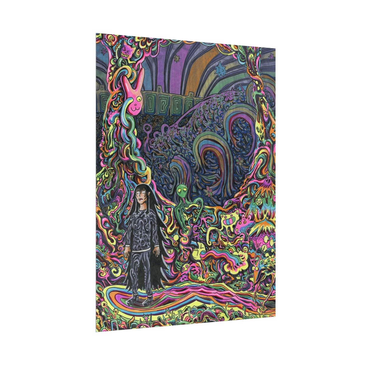 "Welcome to Floofle World" Print