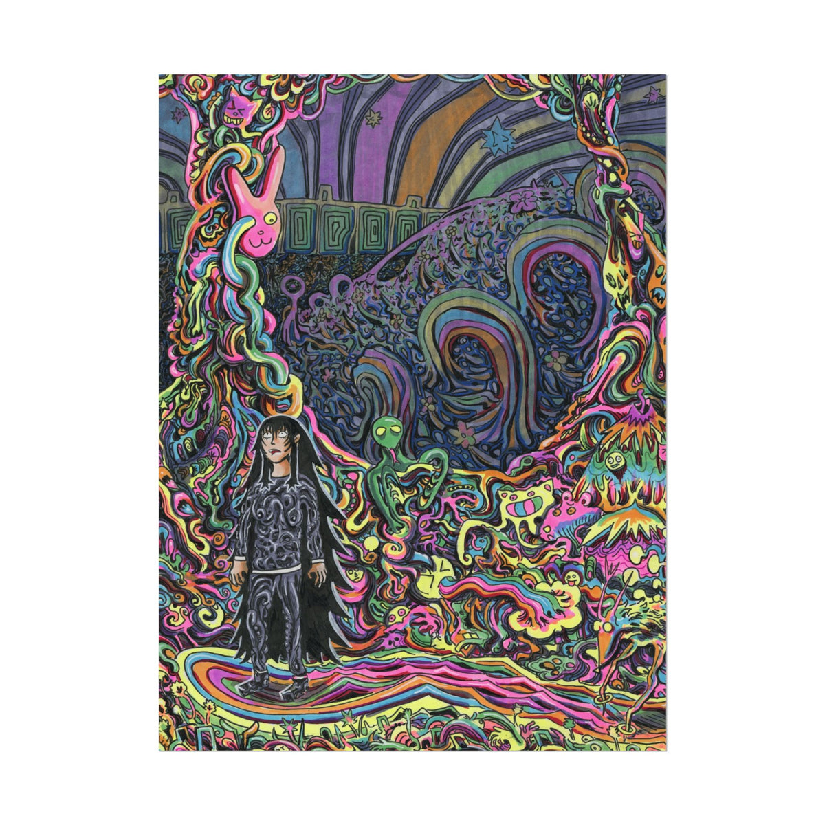"Welcome to Floofle World" Print