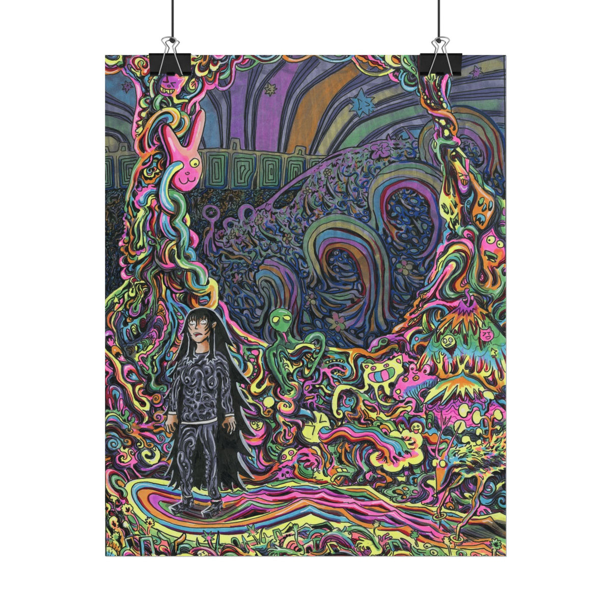 "Welcome to Floofle World" Print