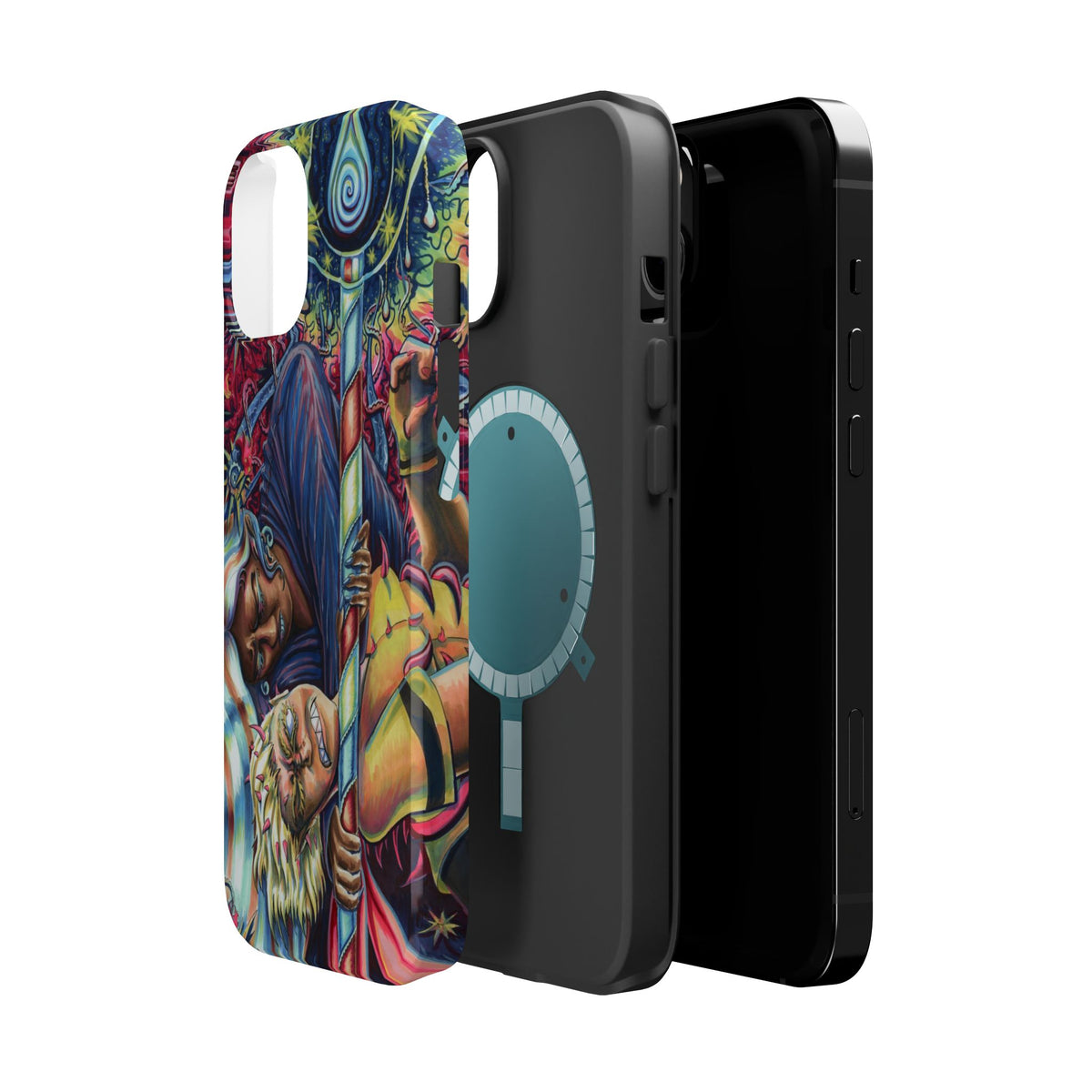 Magnetic Impact-Resistant Phone Case - Sister Duel