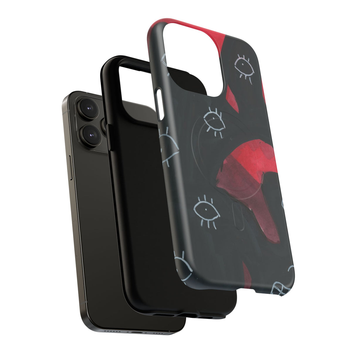 Eyeball Rage Tough Magnetic Cases