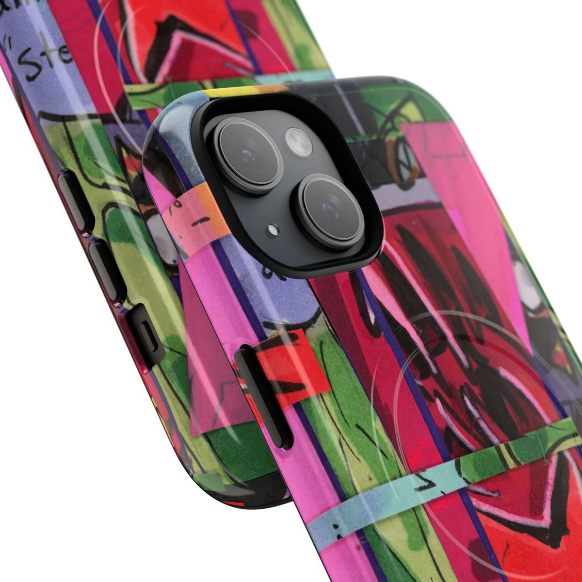 Abstracted Demon Tough Magnetic Cases