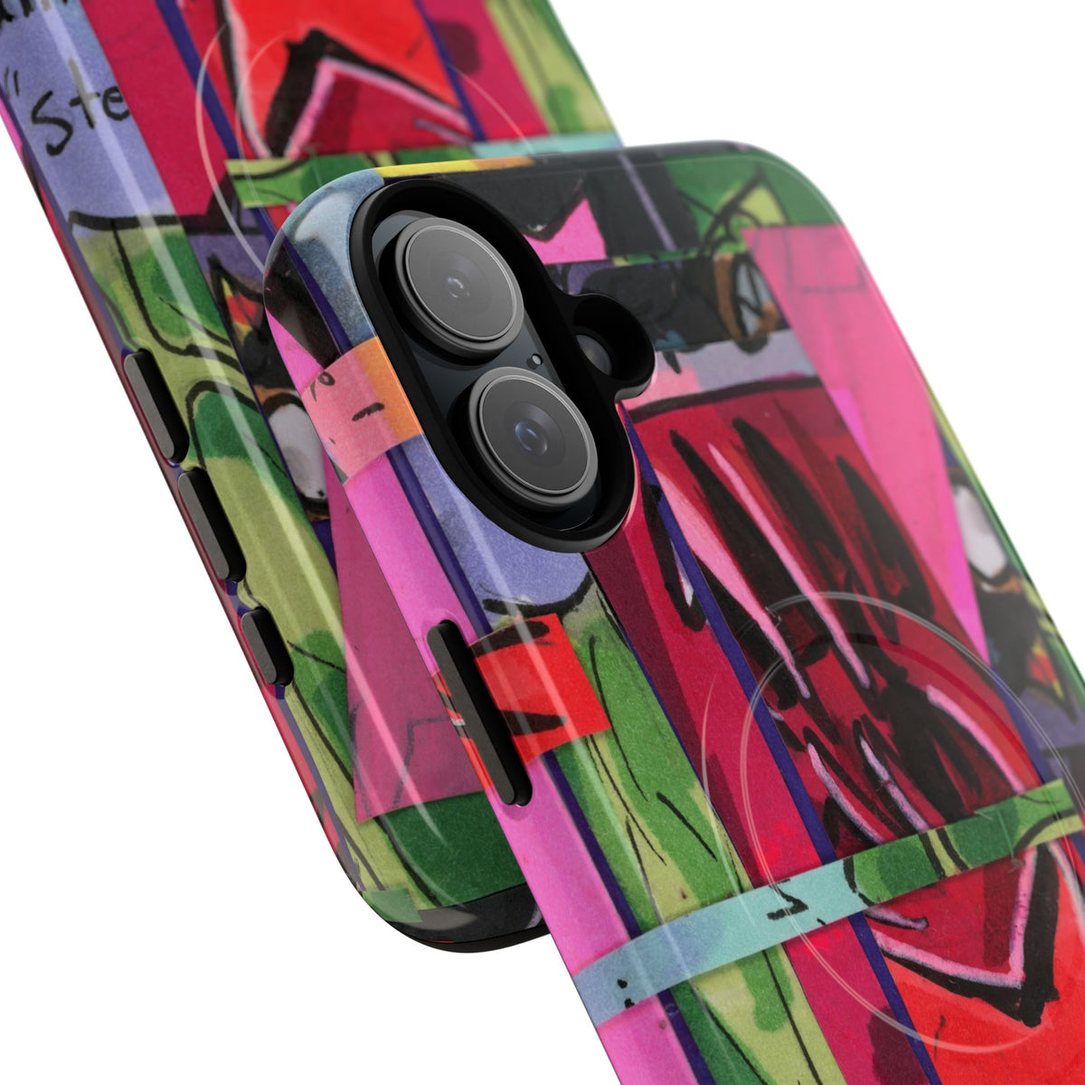 Abstracted Demon Tough Magnetic Cases