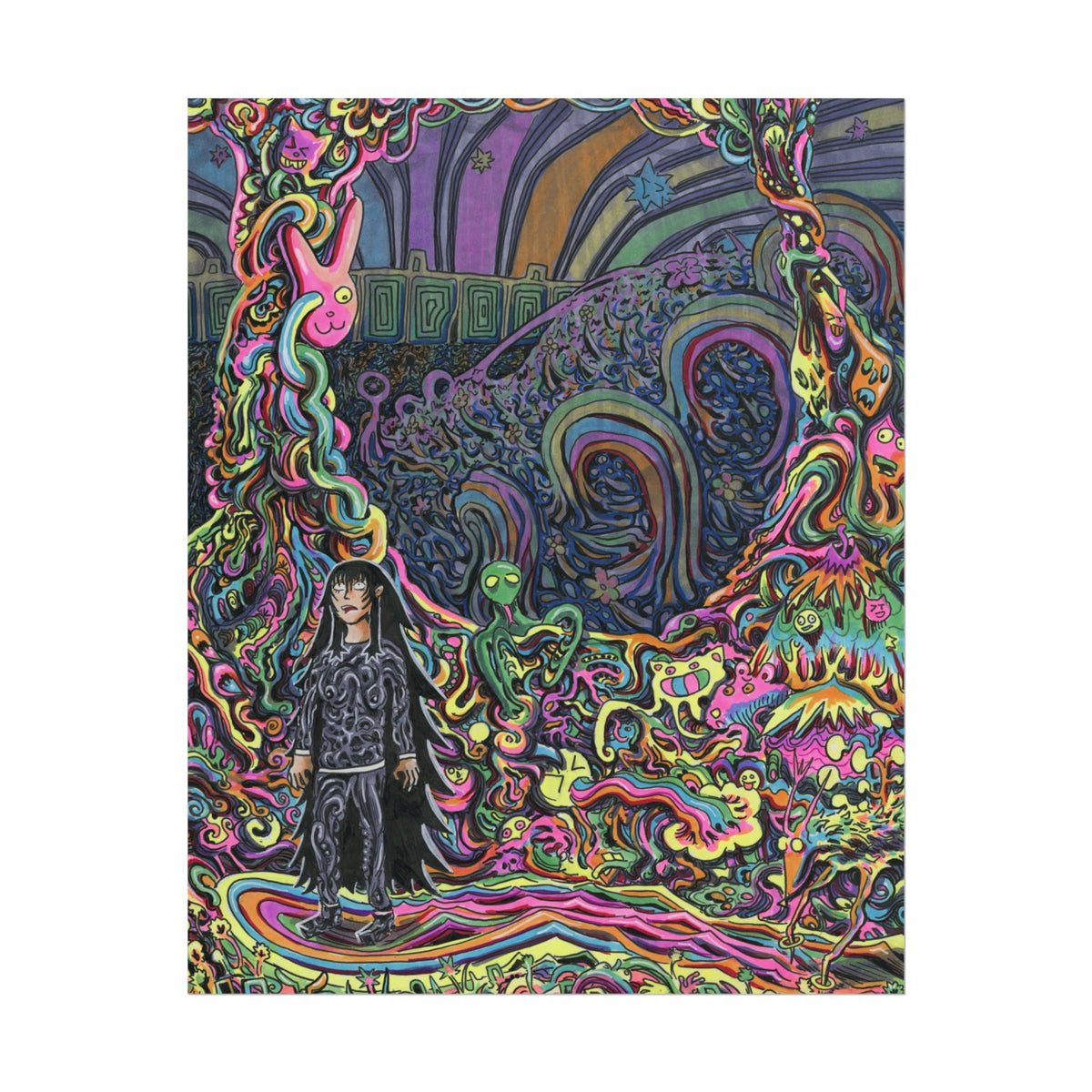 "Welcome to Floofle World" Print